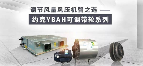 约克YBAH-C可调带轮系列吊顶式风柜  无需配变频电机 风压现场可调