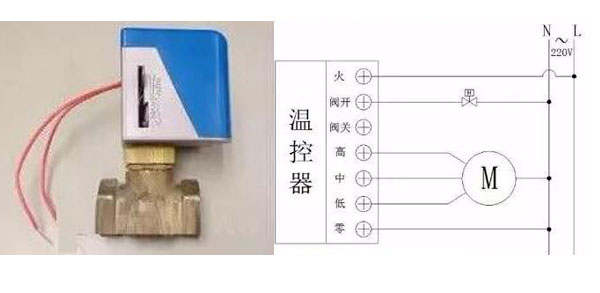 风机盘管电动二通阀怎么接线？接线方式有什么不同？